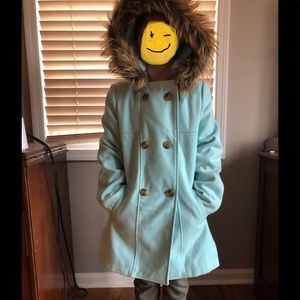 Cat and Jack Winter jacket w/ detachable fur hood